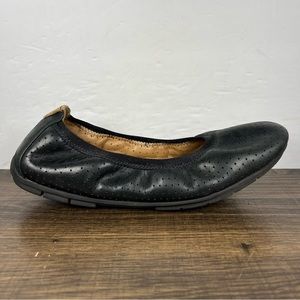 Clarks Perforated Ballet Women’s Black Shoes - Women’s Size 7 (M)